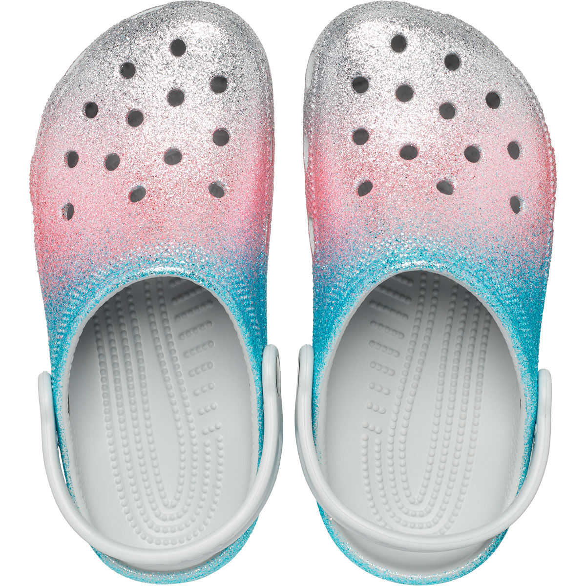 Crocs Youth Classic Glitter Shimmer Clogs