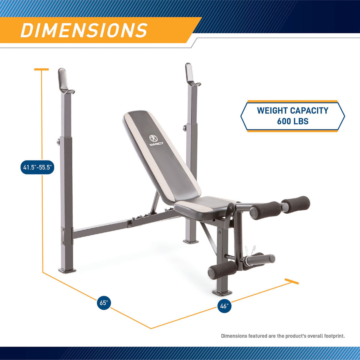 Marcy MWB-4491 Olympic Weight Bench
