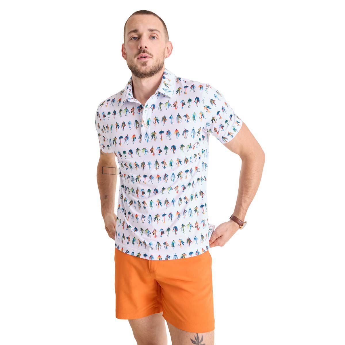 Chubbies Men's Catch of Day (Performance Polo )