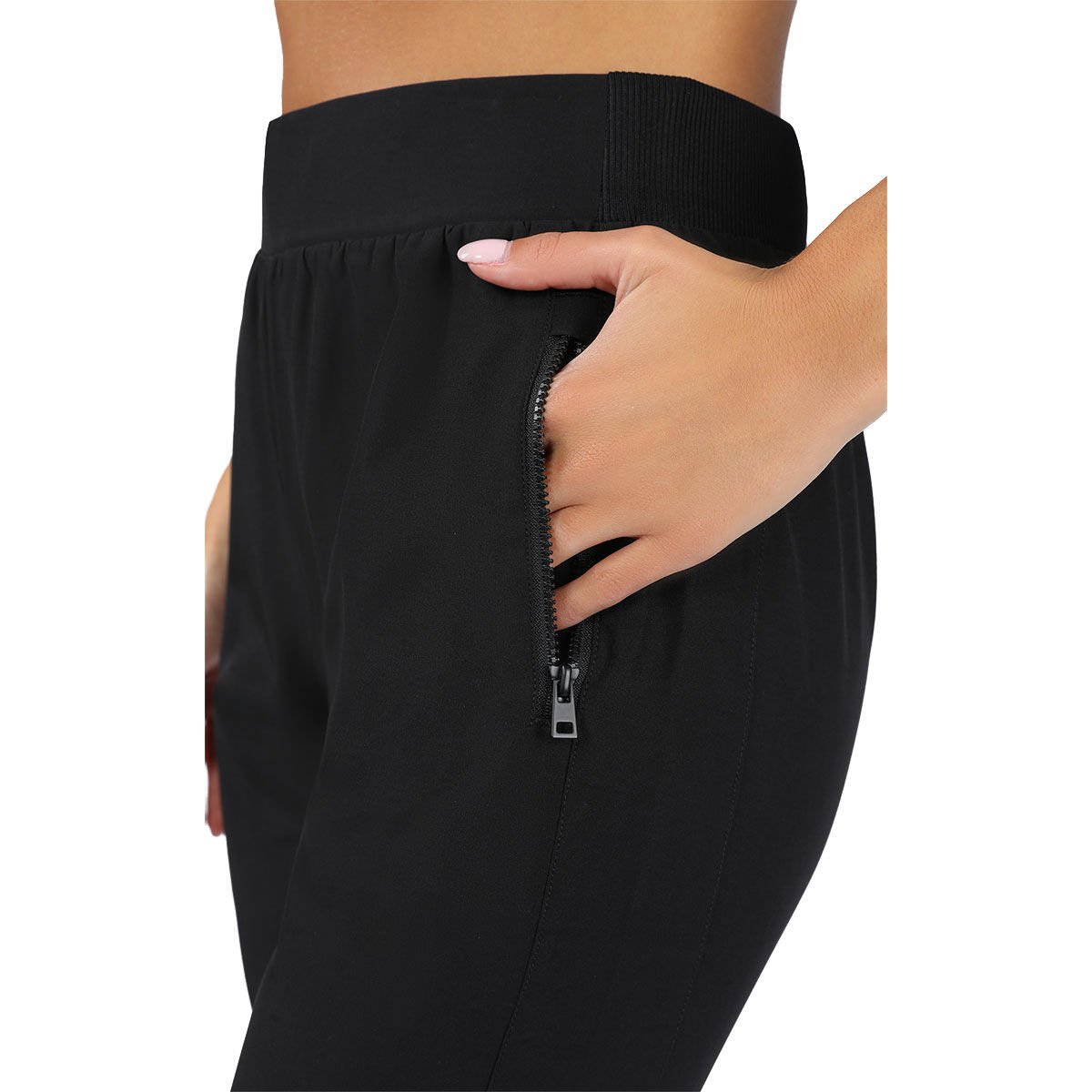 90 Degree Woven Pants w/ Zipper Pockets