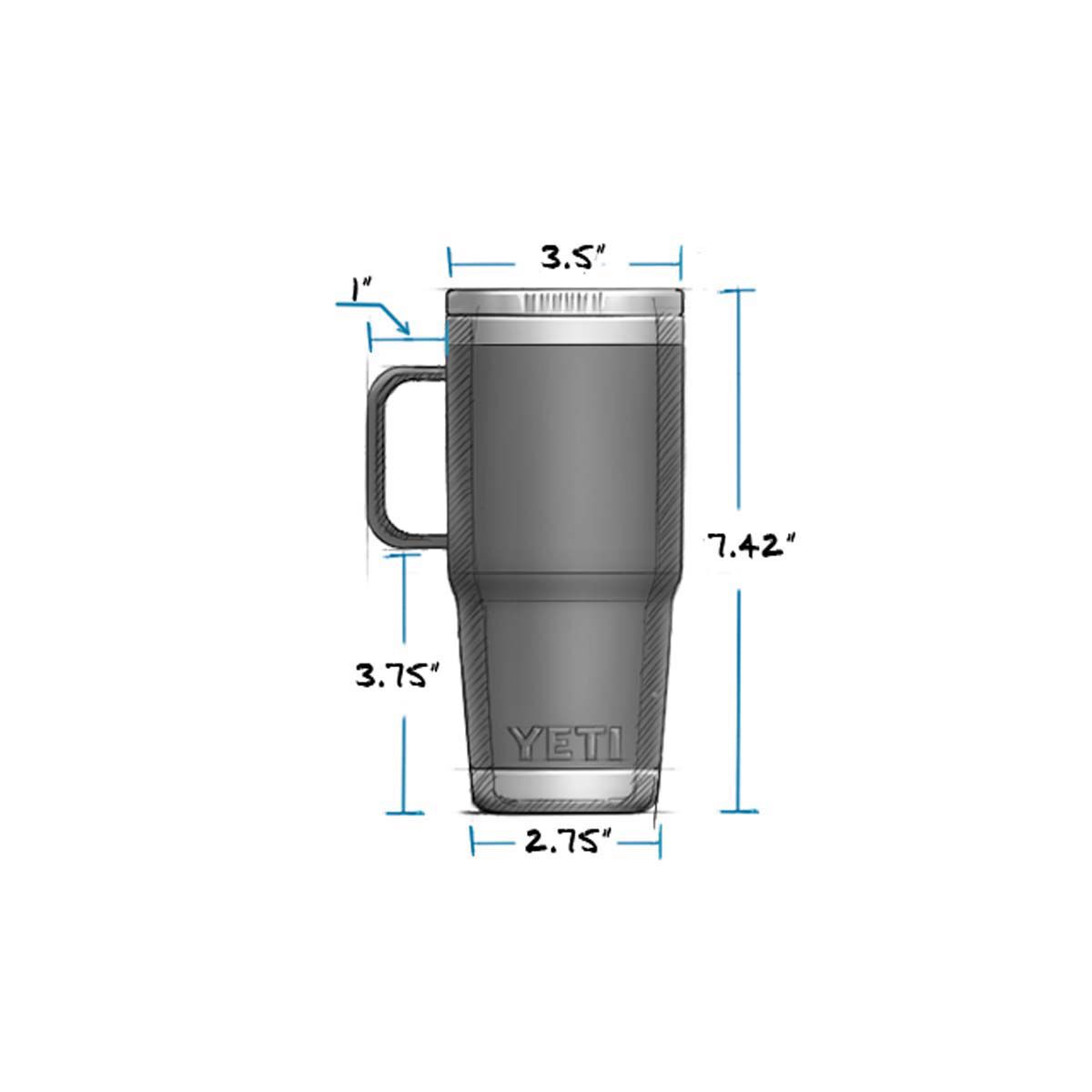 YETI Rambler 20 oz Travel Mug
