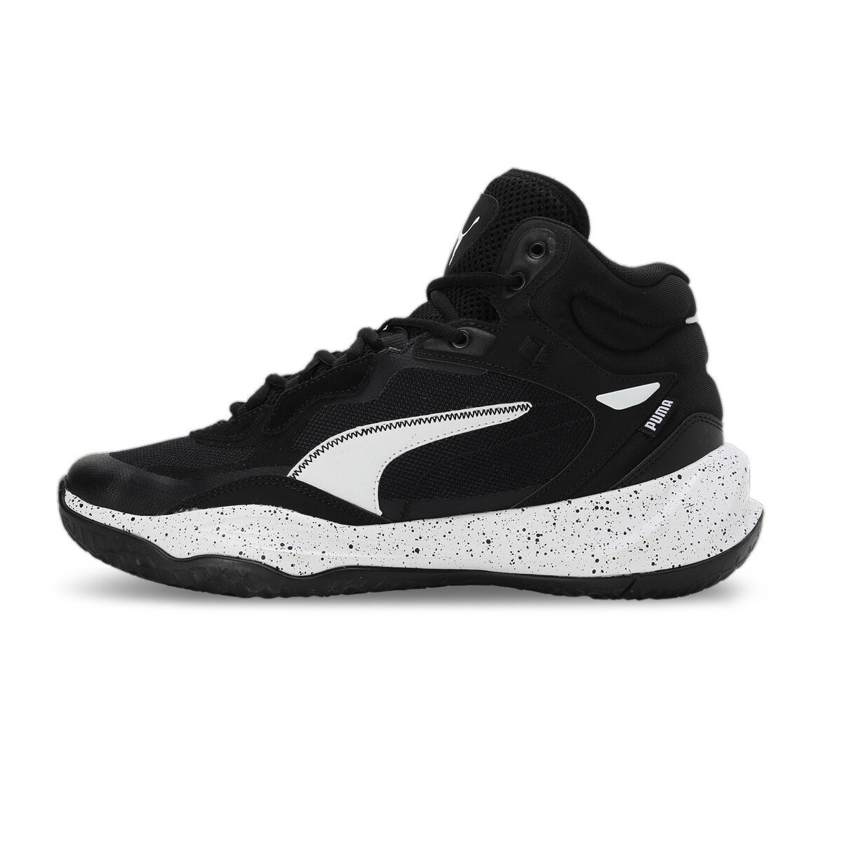 Puma Men's Playmaker Pro Mid Splatter Athletic Footwear