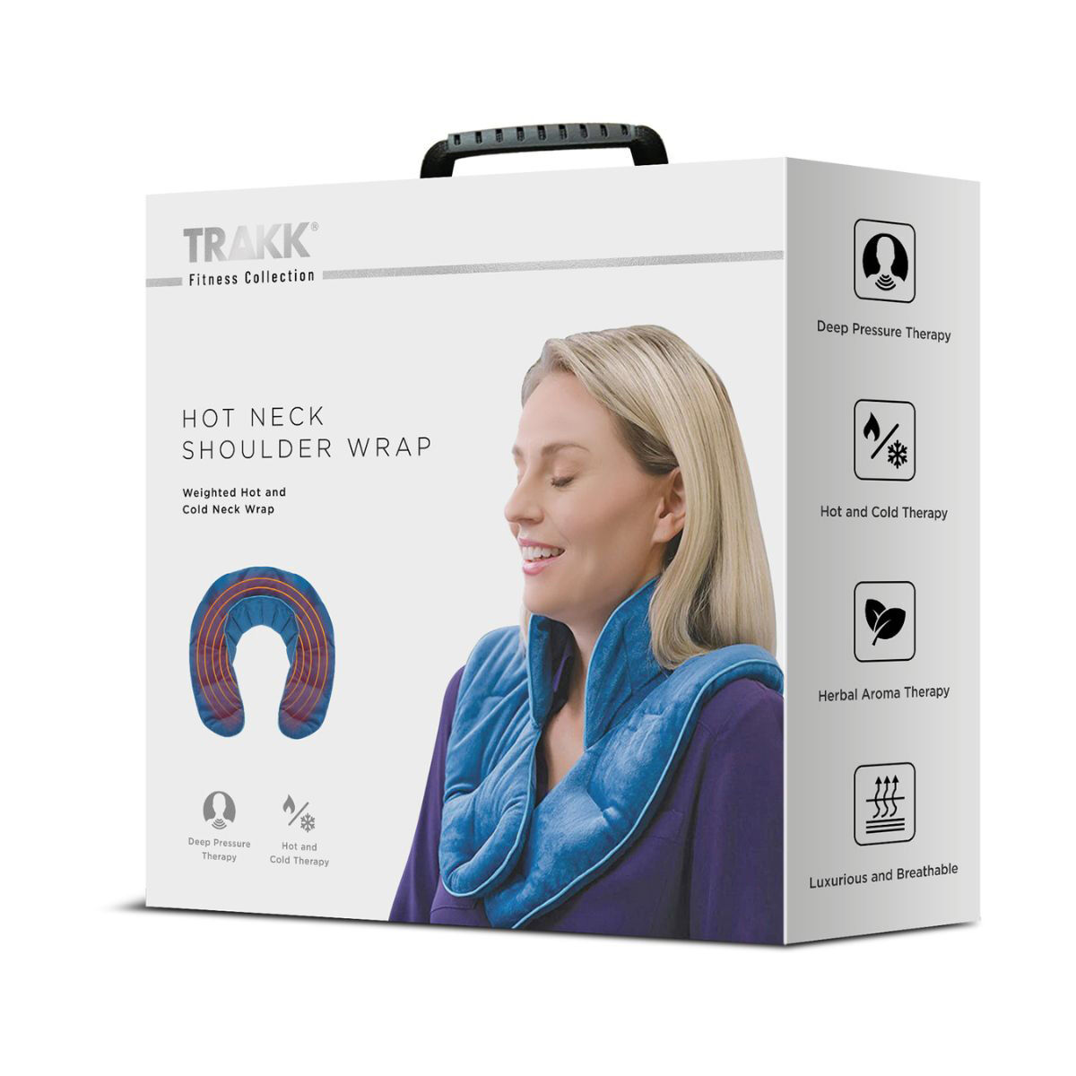 Trakk Comfort Weighted Hot Neck Shoulder Aromatherapy Wrap