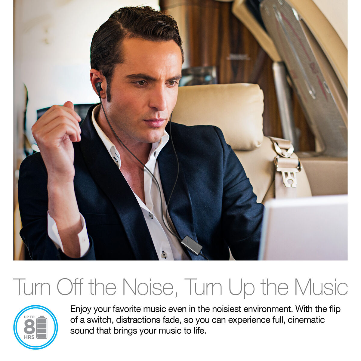 Naztech X1 Active Noise Cancelling Earphones