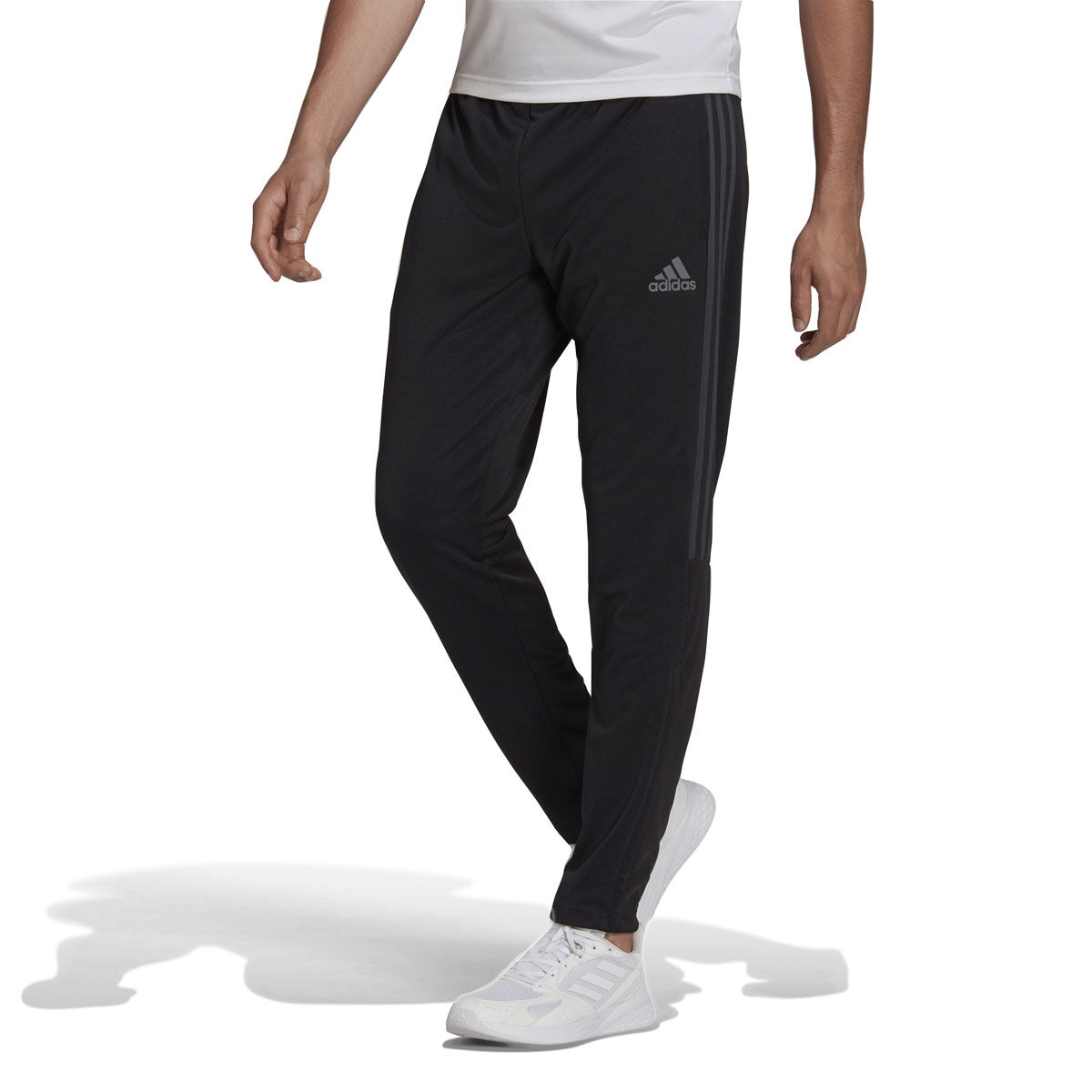 adidas Men's Aeroready Sereno Slim Tapered-Cut 3-Stripes Pants