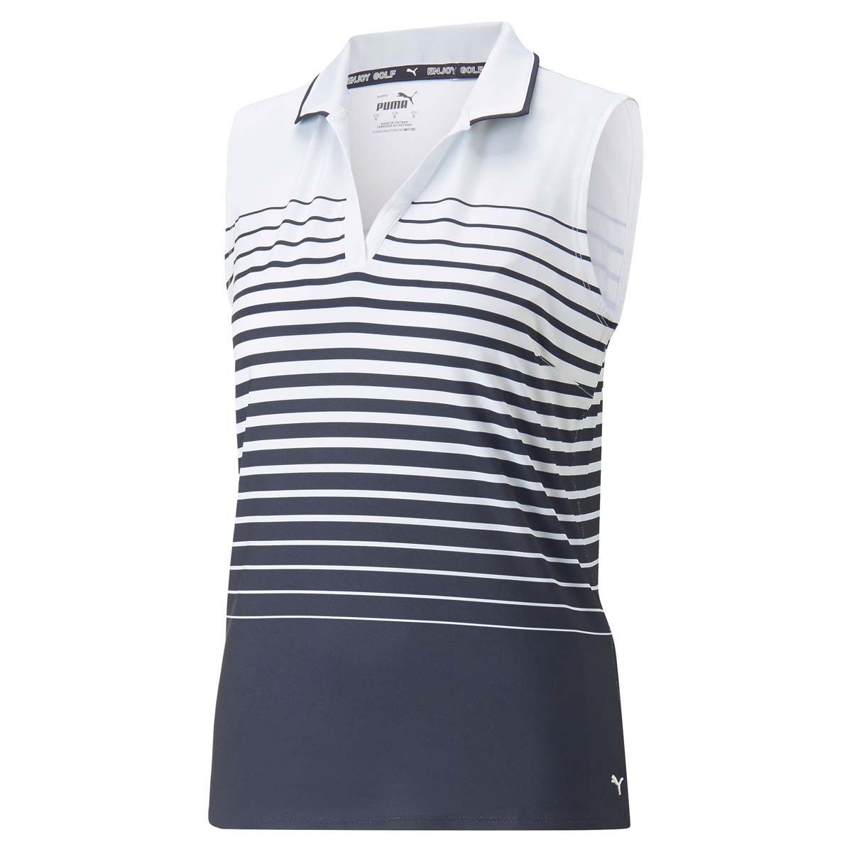 Puma Women's MATTR Sleevelss Stripe Polo