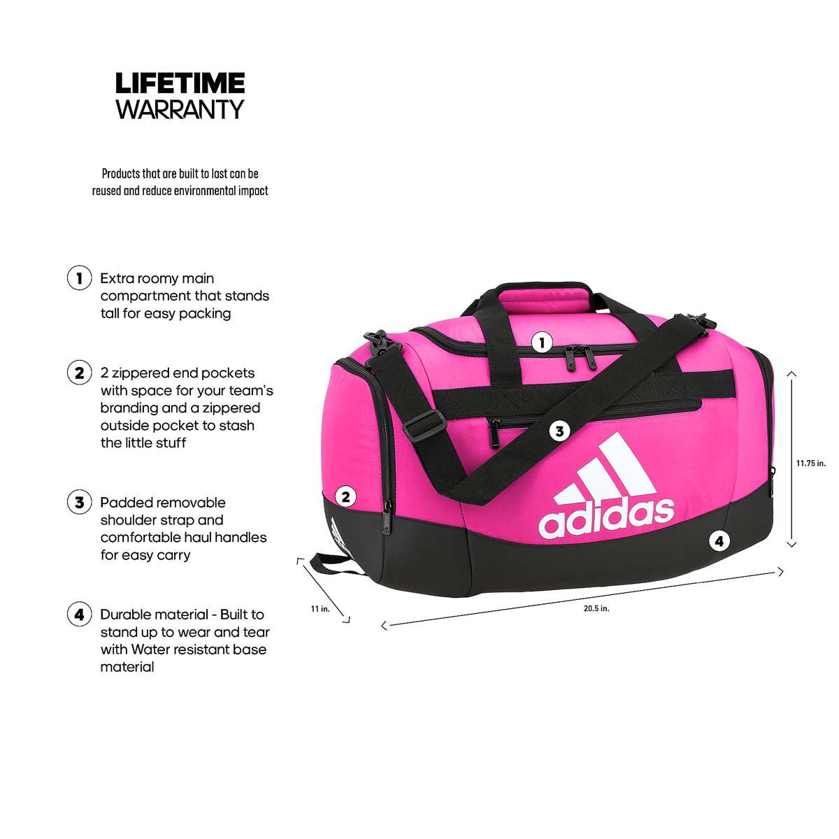 adidas Adidas Defender IV Small Duffel