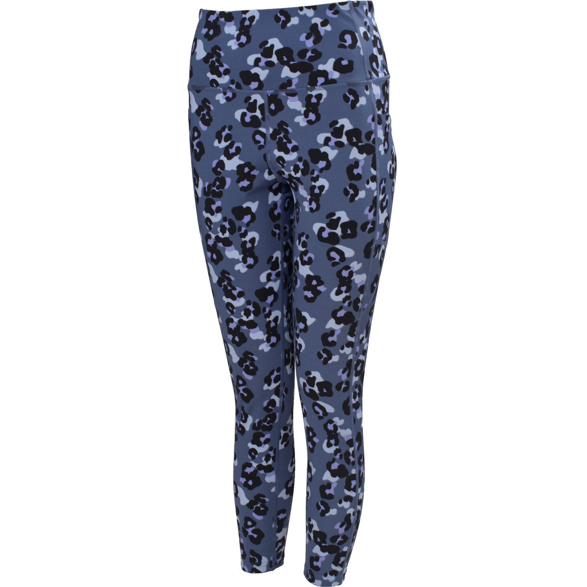 Bsp Women's Navy Cheetah 7/8 Leggings