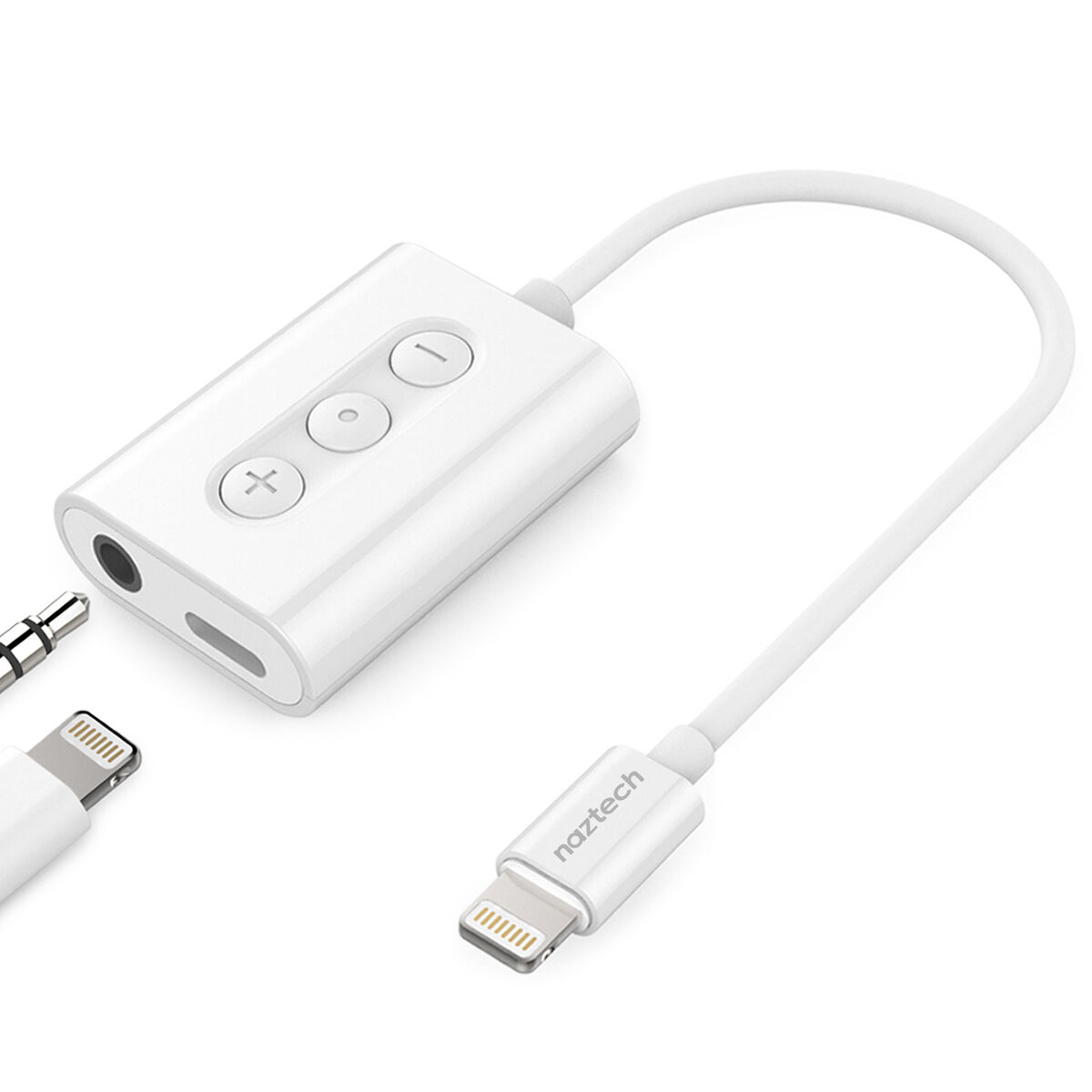 Naztech MFI Audio + Charging Adapter