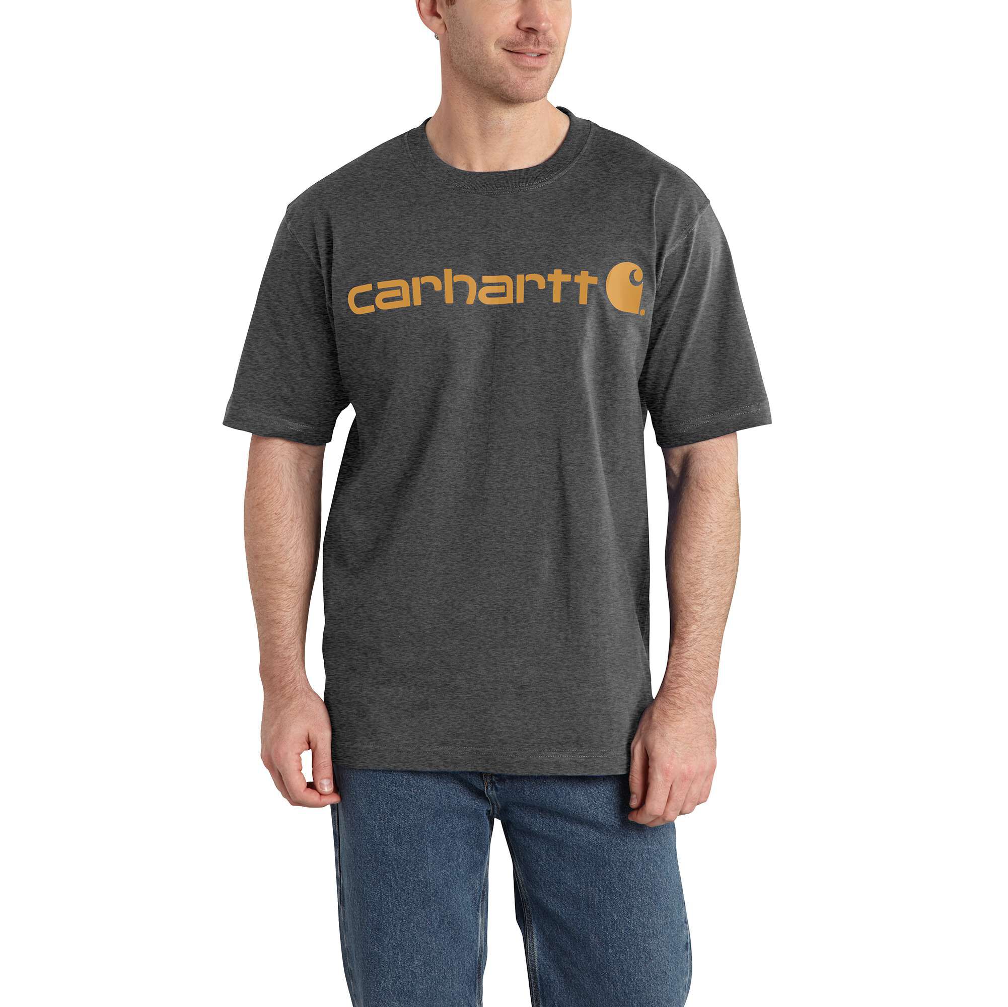 Carhartt Loose Fit Heavyweight Short-Sleeve Logo Graphic T-Shirt