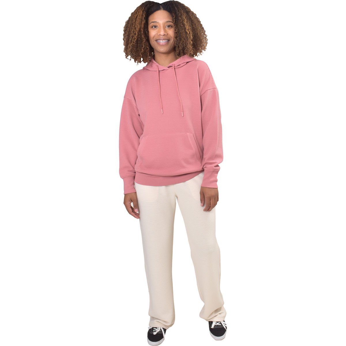 90 Degree Women's Waffle Hoodie