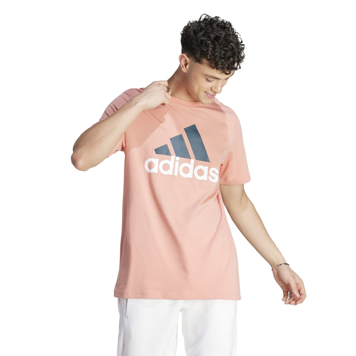 adidas Men's Short Sleeve Big Logo Tee
