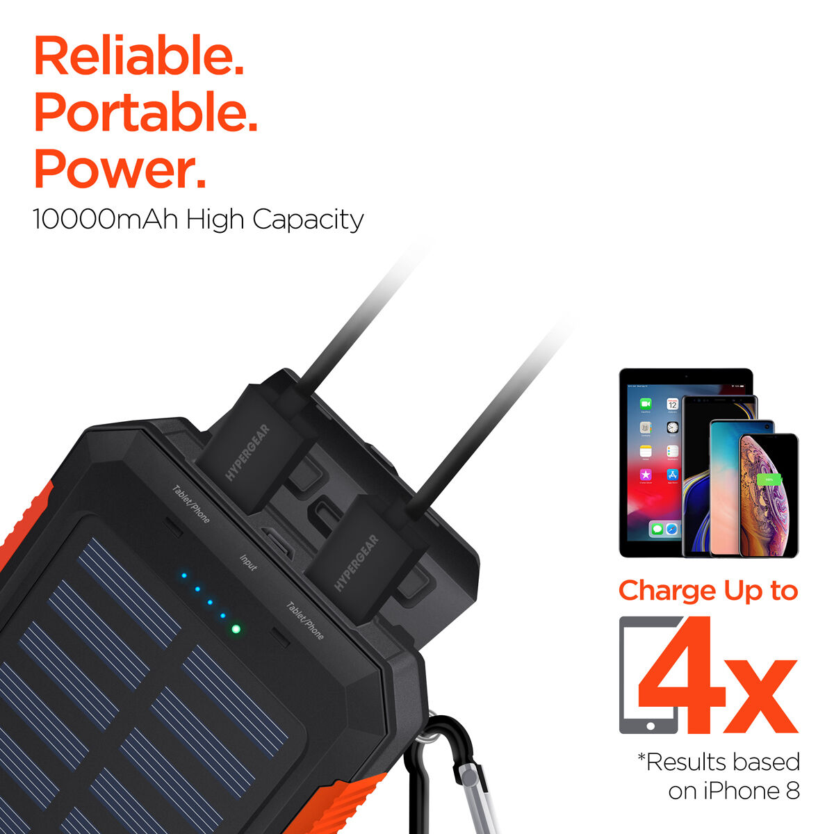 Hypergear 10000mAh Solar Power Bank