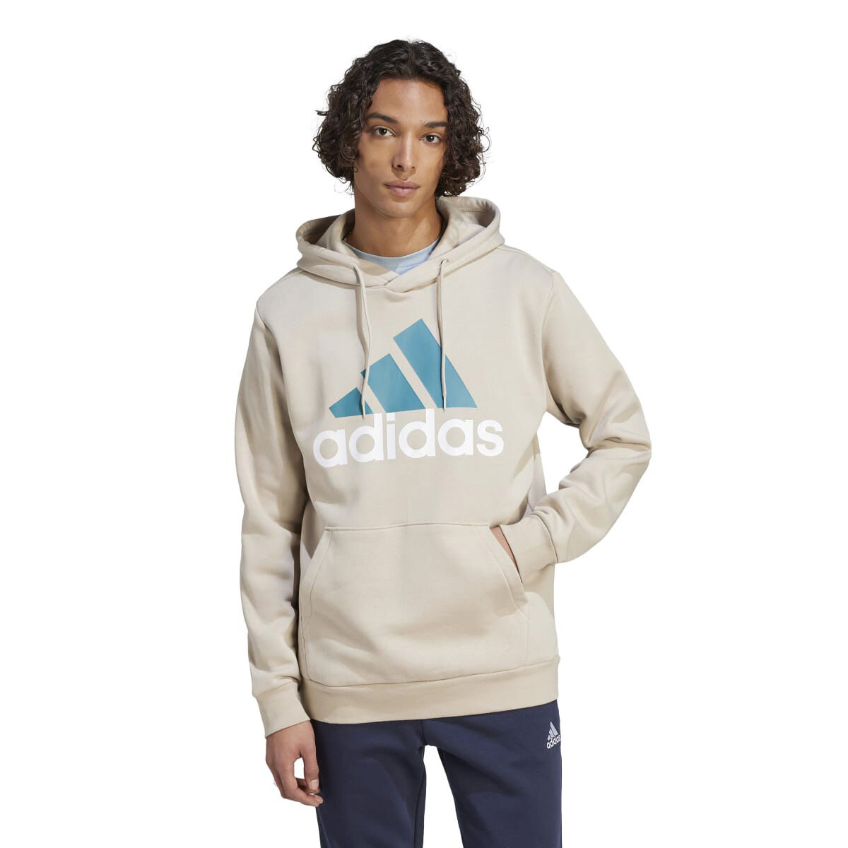 adidas Men's Big Logo Flc Hood