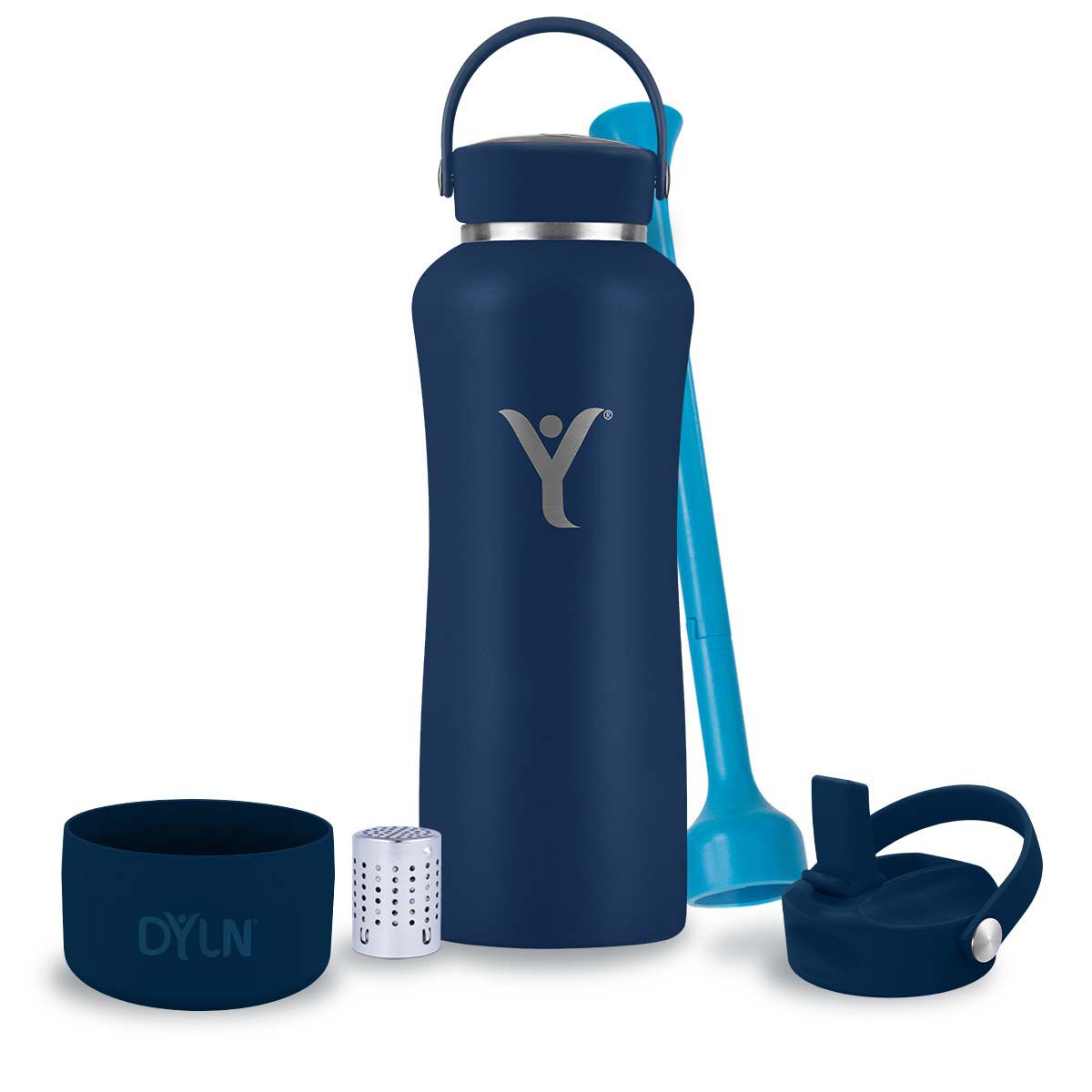 Dyln Inc 40 oz Bottle Bundle (Diffuser, Sports Cap, Bottom Guard)