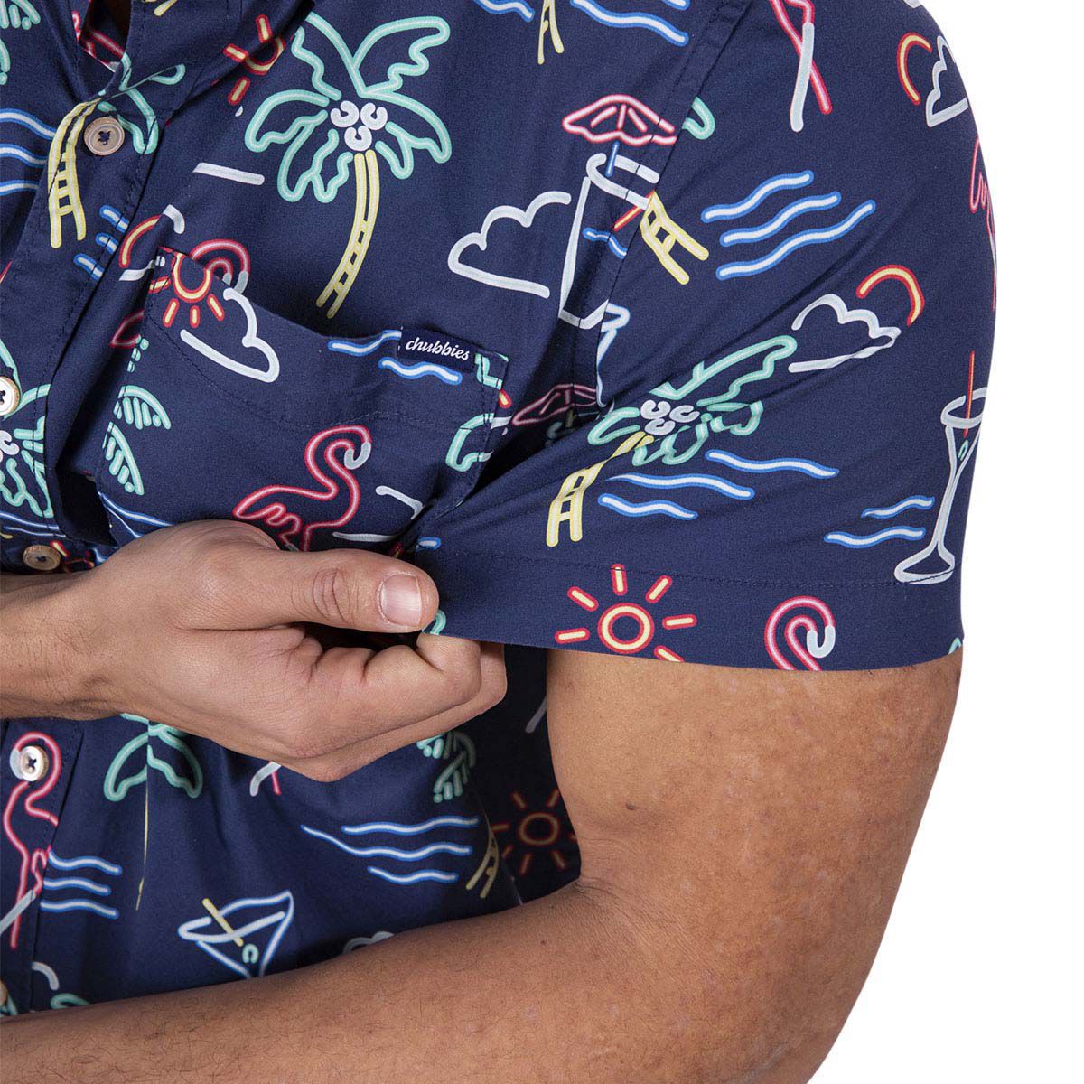 Chubbies Men's  Neon Light (Friday Shirt)