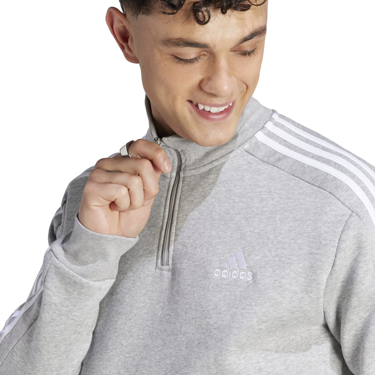 adidas Men's 1/4 Zip Sweatshirt