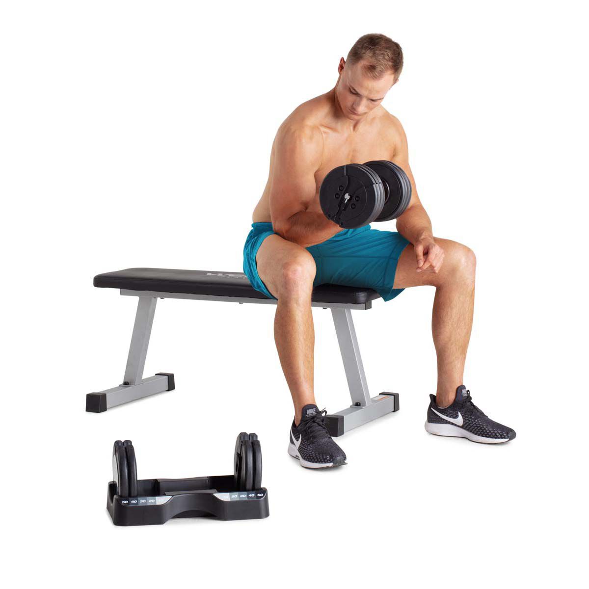 ProForm 50 Lb. Select-A-Weight Dumbbell Set