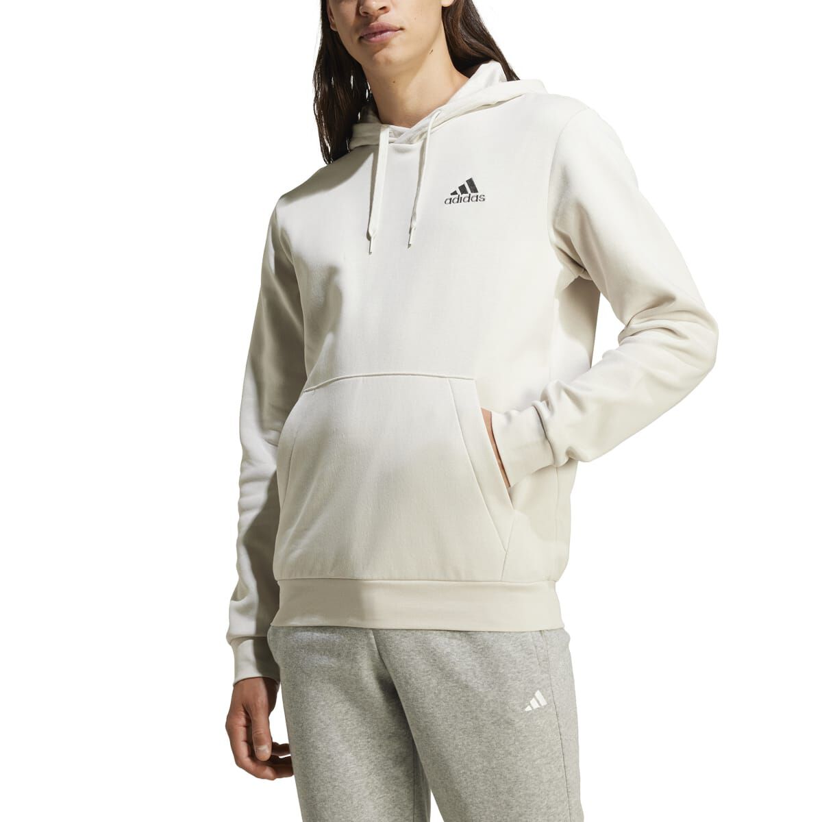adidas Men's Long Sleeve Feel Cozy Hoodie