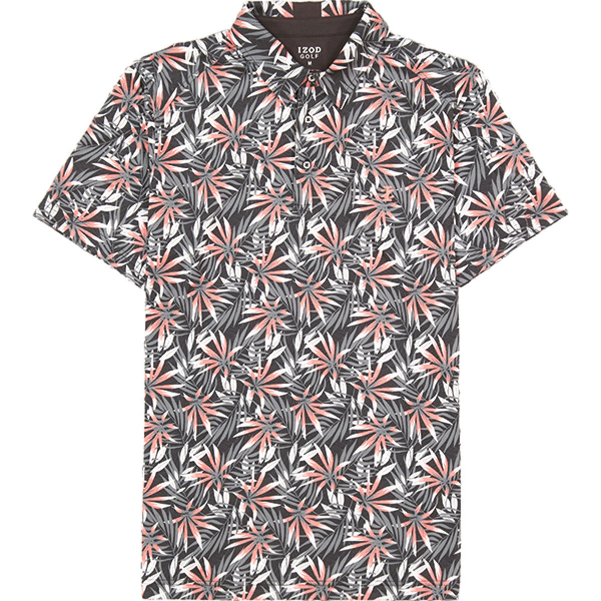 Izod Men's Hibiscus Golf Polo Shirt