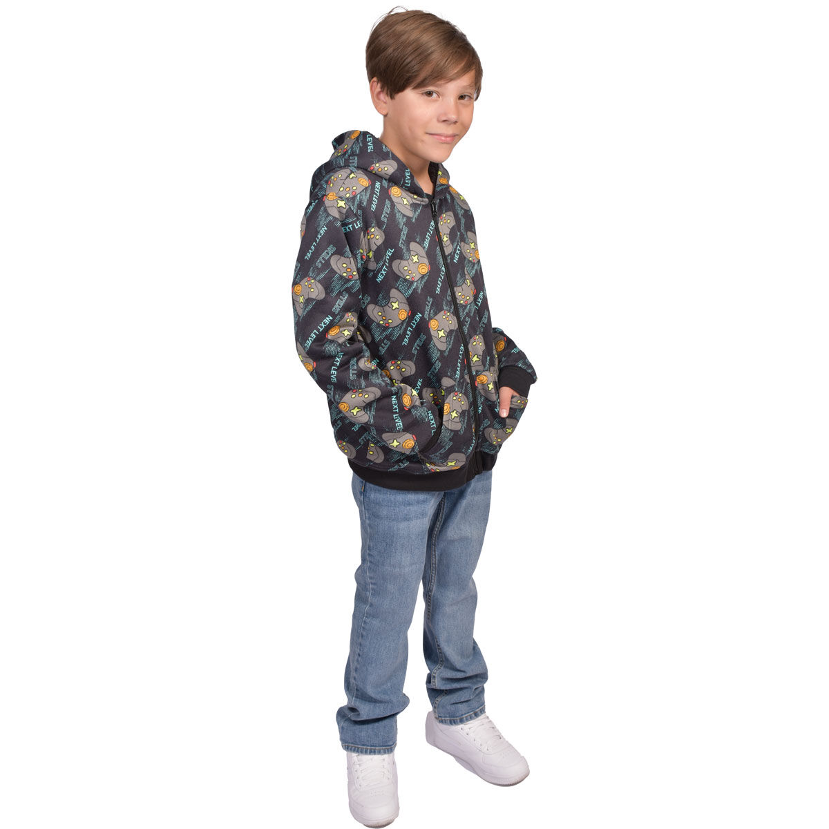 Canyon Creek Boy's Sherpa Full Zip Hoodie