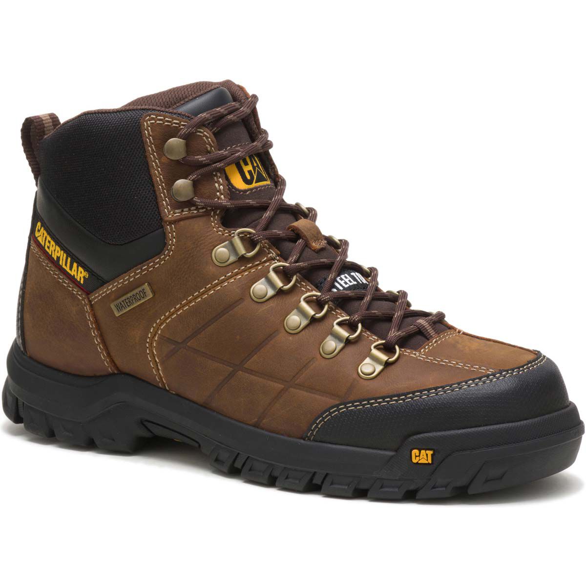 Cat Men's Threshold Waterproof Steel Toe Work Boots