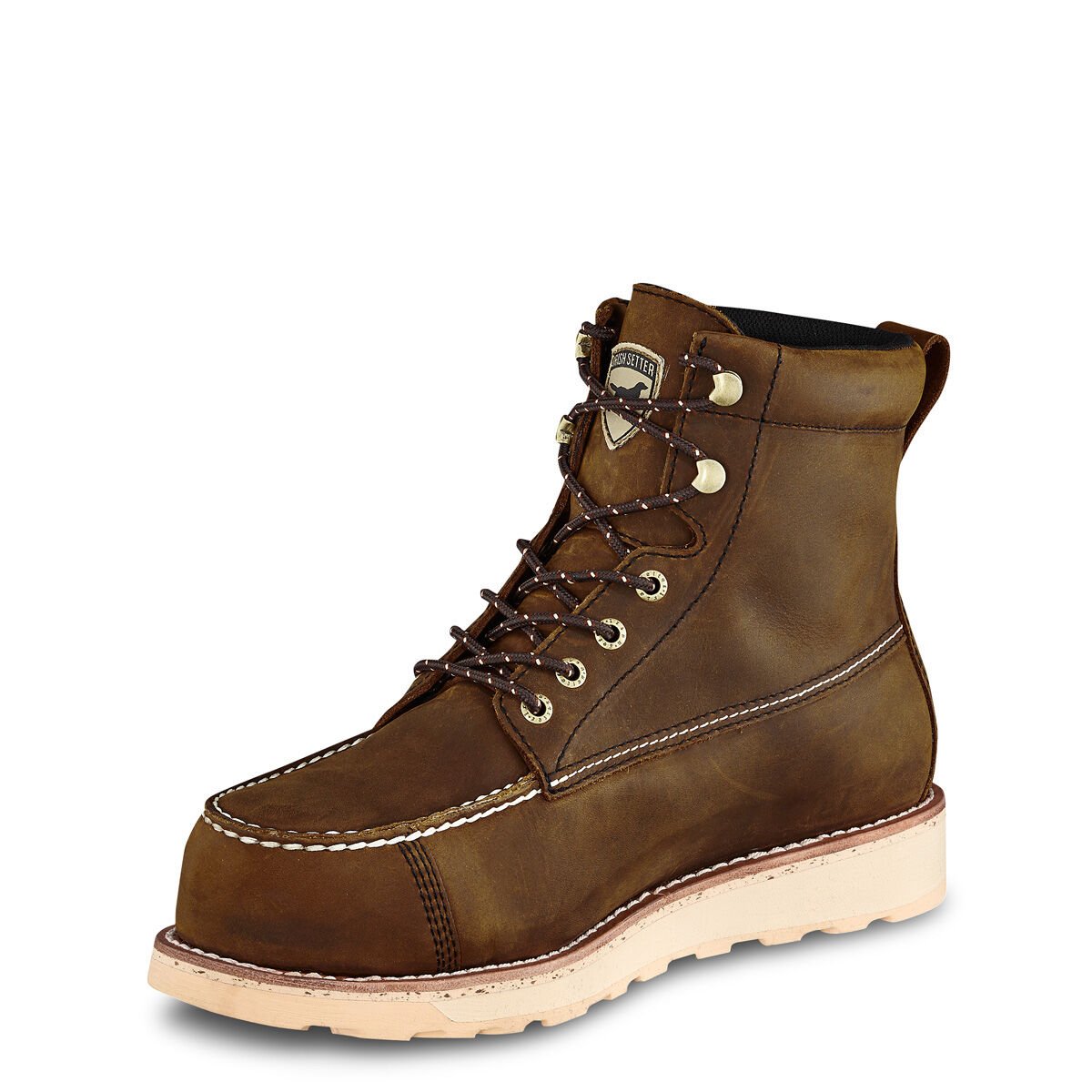 Irish Setter Men's Wingshooter 6-inch Waterproof Leather Safety Toe Boots