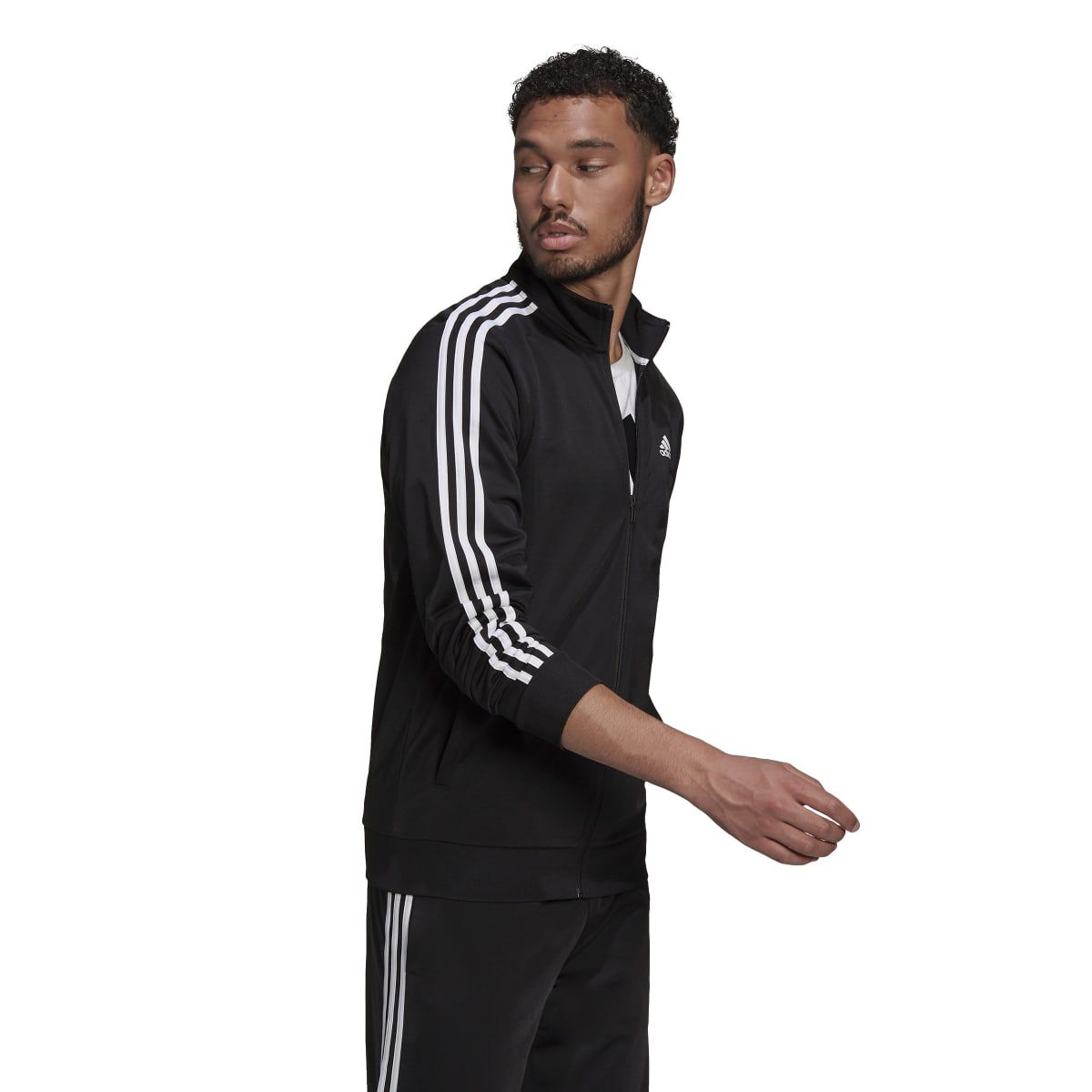 adidas Men's Essentials Warm-Up 3-Stripes Track Jacket