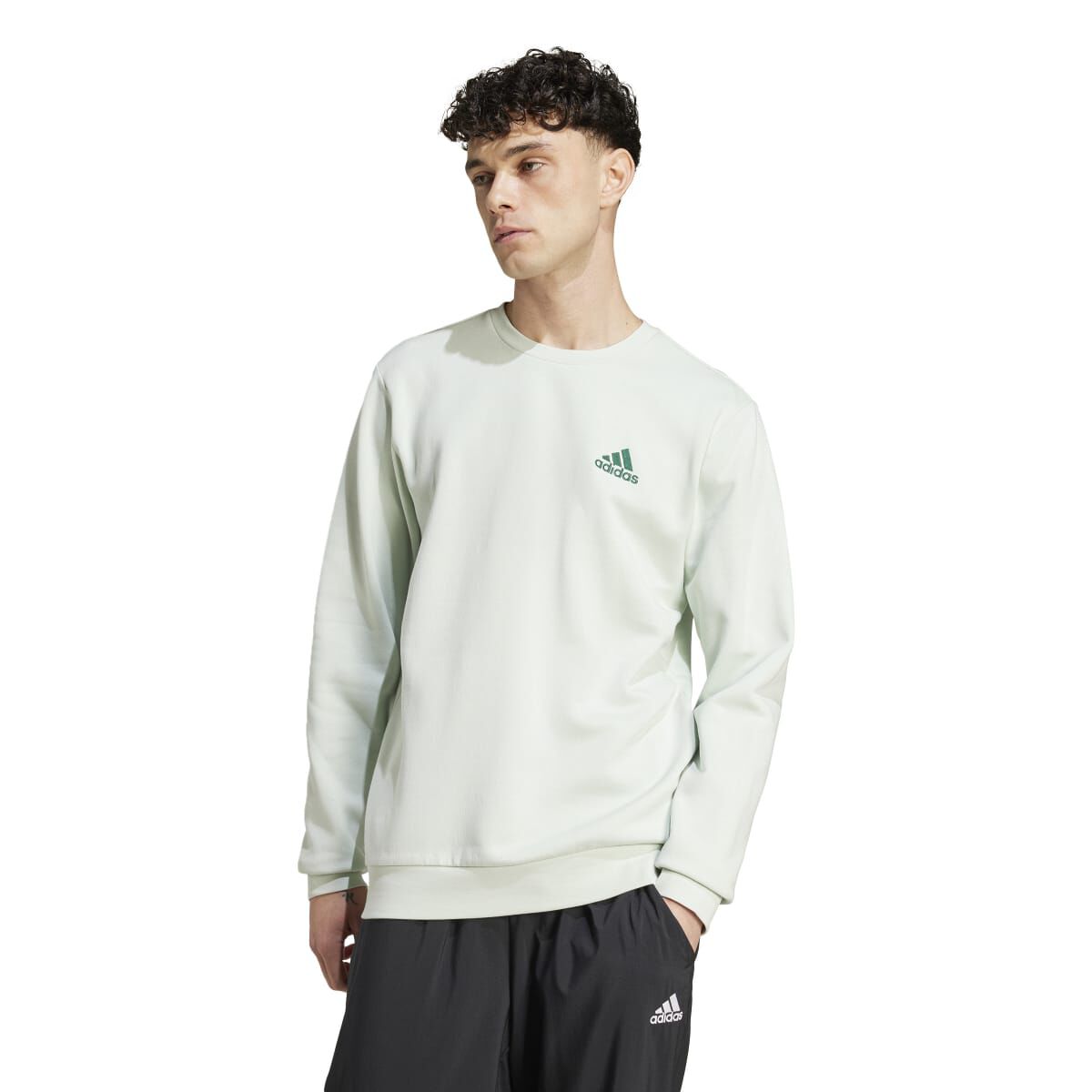 adidas Men's Long Sleeve Feel Cozy Crew