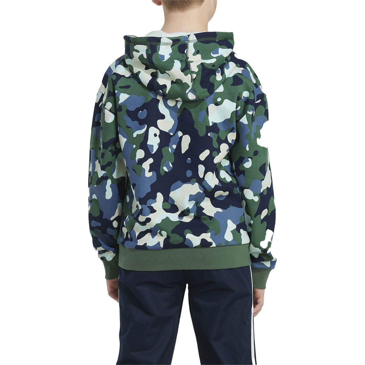 adidas Boys' Core Camo Hooded Pullover