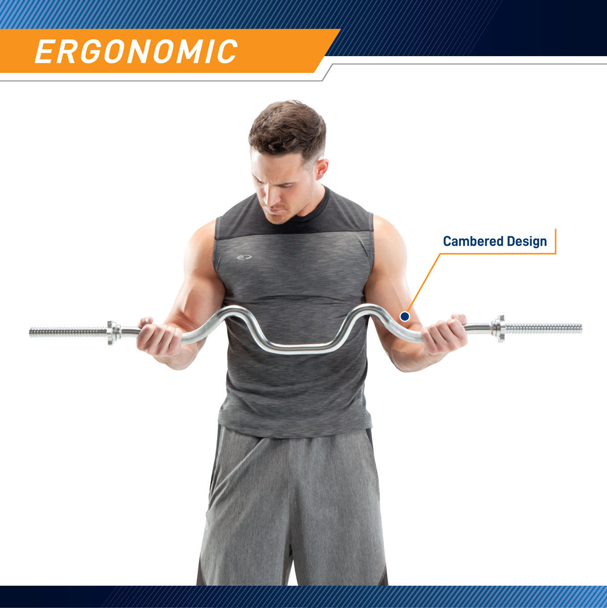 Marcy Tri-Bicep STD Combo Bar