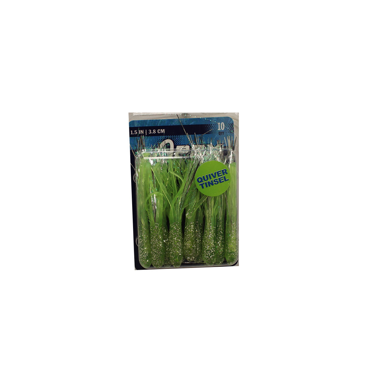 Apex 1.5" Tinsel Tube Lures 10-Pack