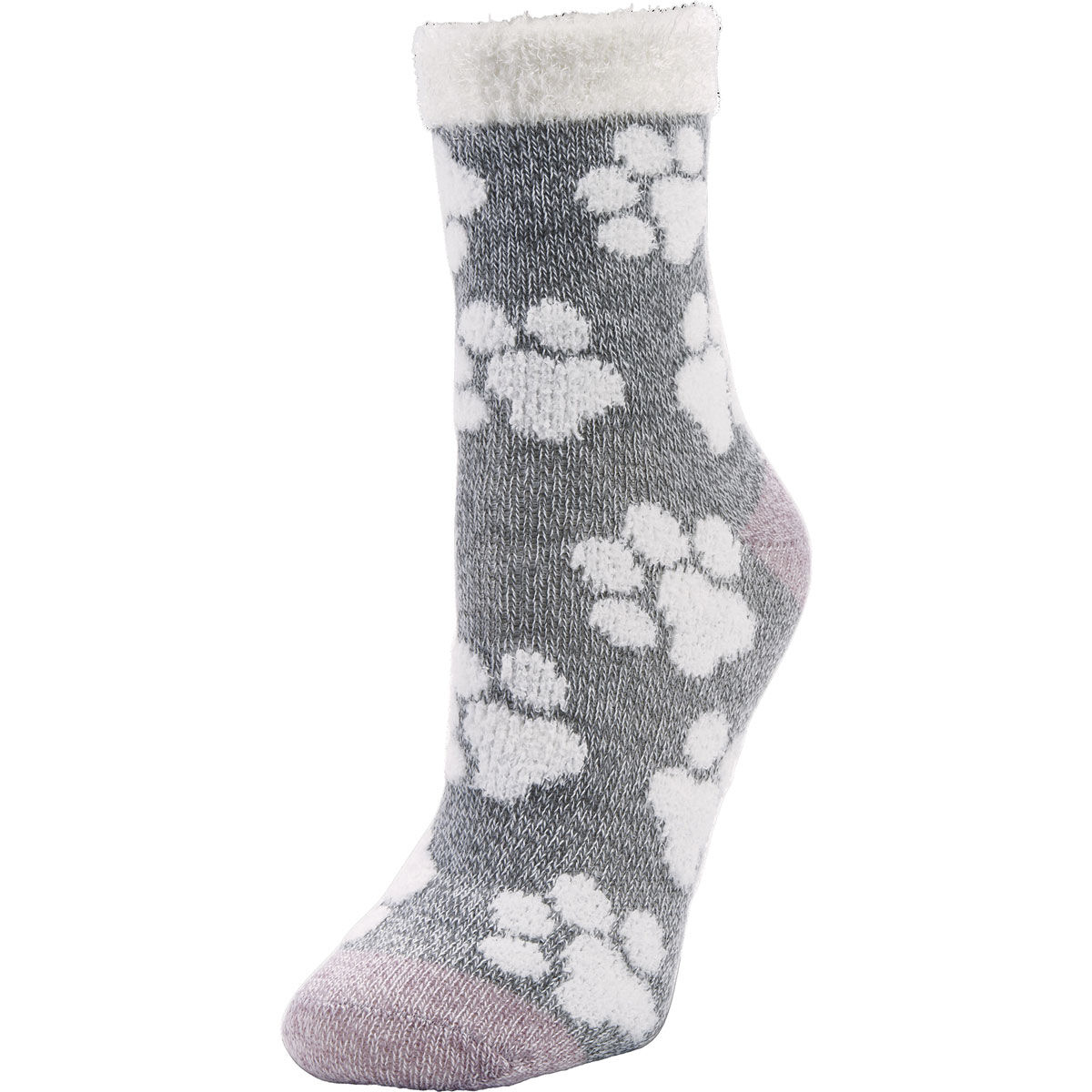 Fireside Women's Cozy Socks Paw Prints
