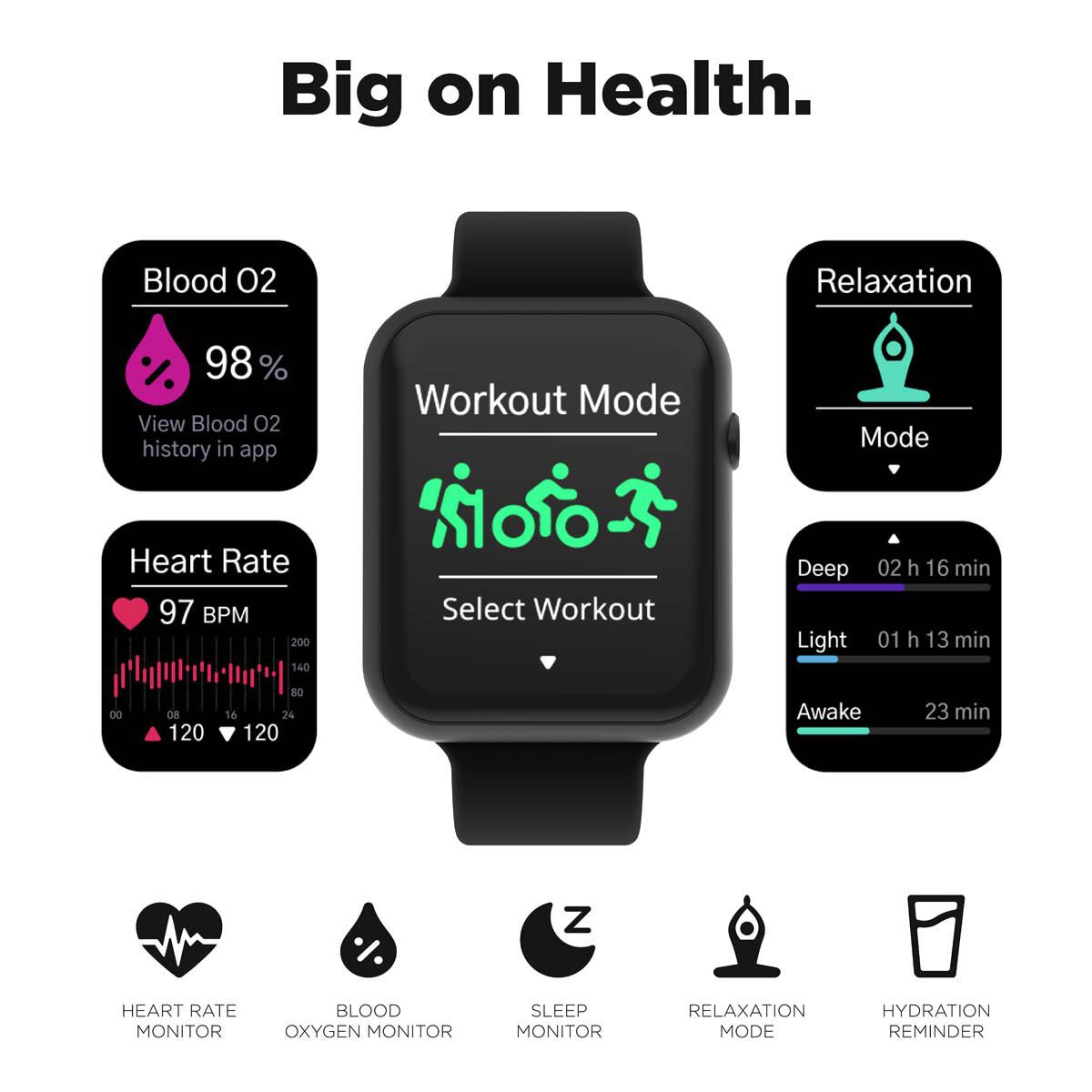 Itouch Air 4 Smartwatch Jillian Michaels 46MM