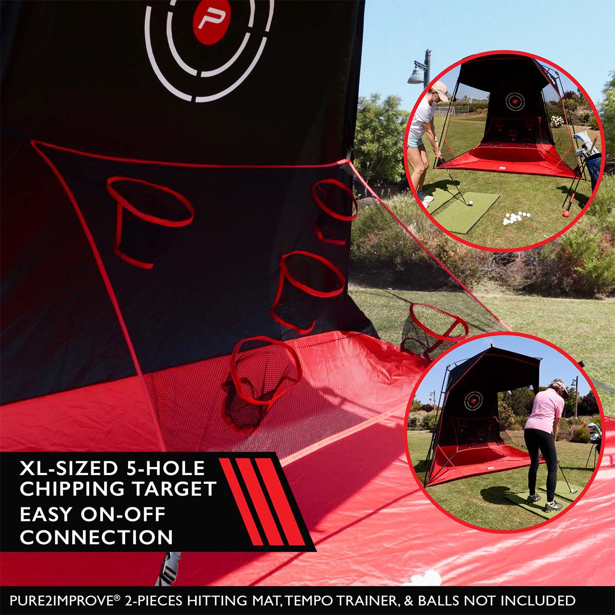Pure2improve Half Dome Instant Golf Net