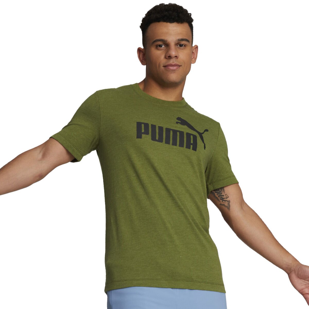 Puma Men's Ess Heather Tee