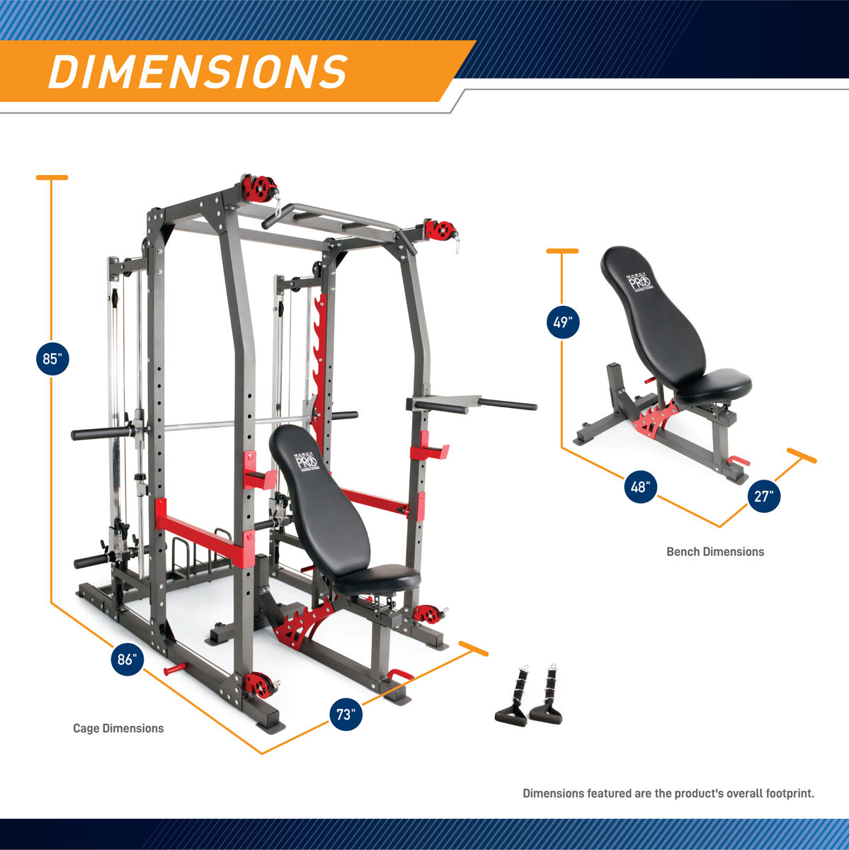 Marcy SM-4903 CAGE W/ BENCH