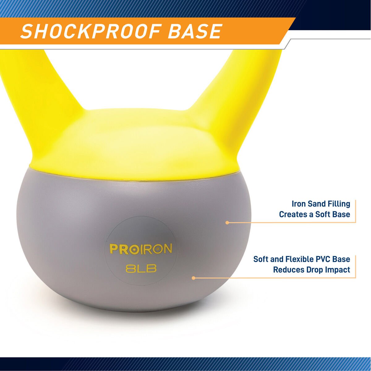 Proiron 8 lb. Soft Kettlebell