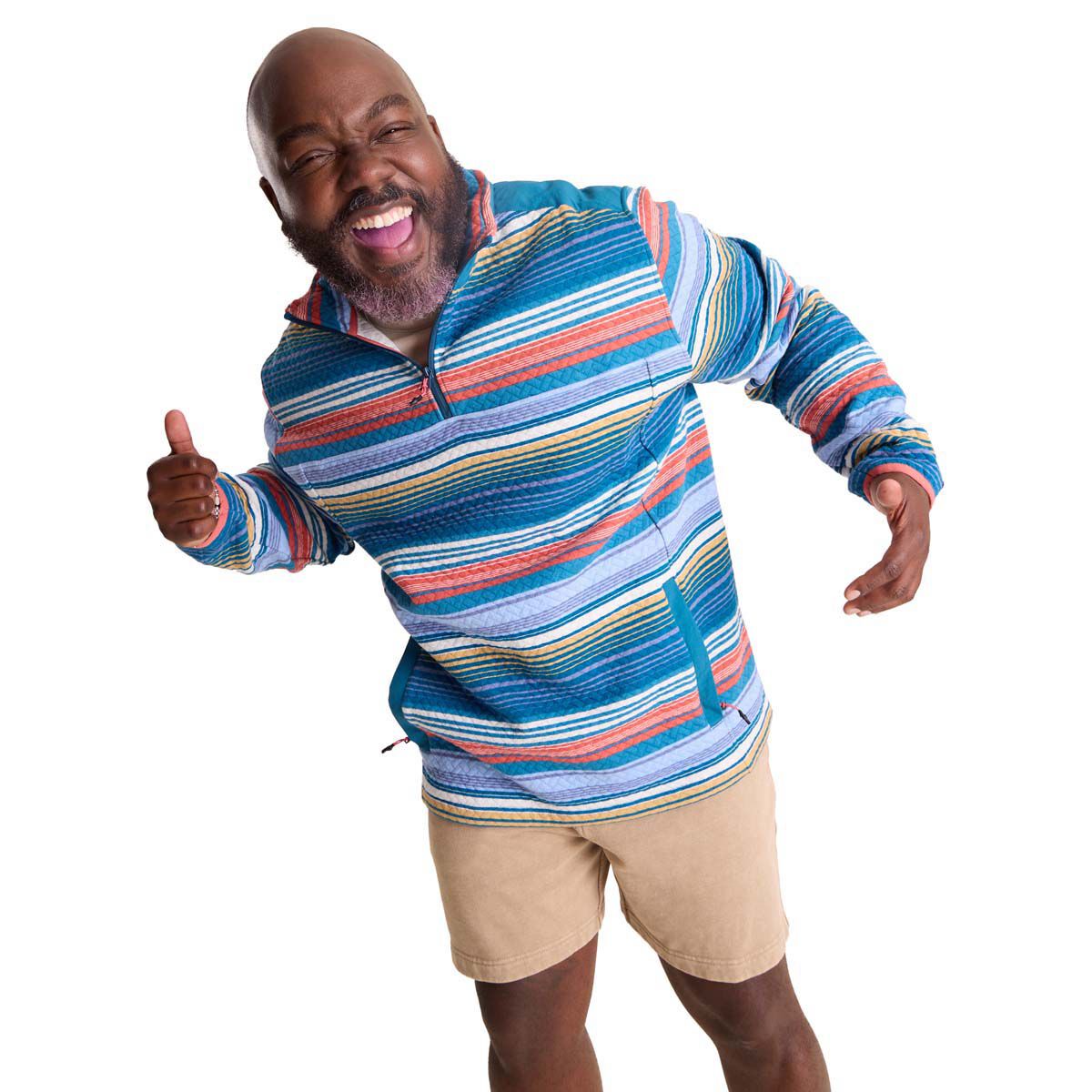 Chubbies Men's Even Keel (Quilted Quarter-Zip)