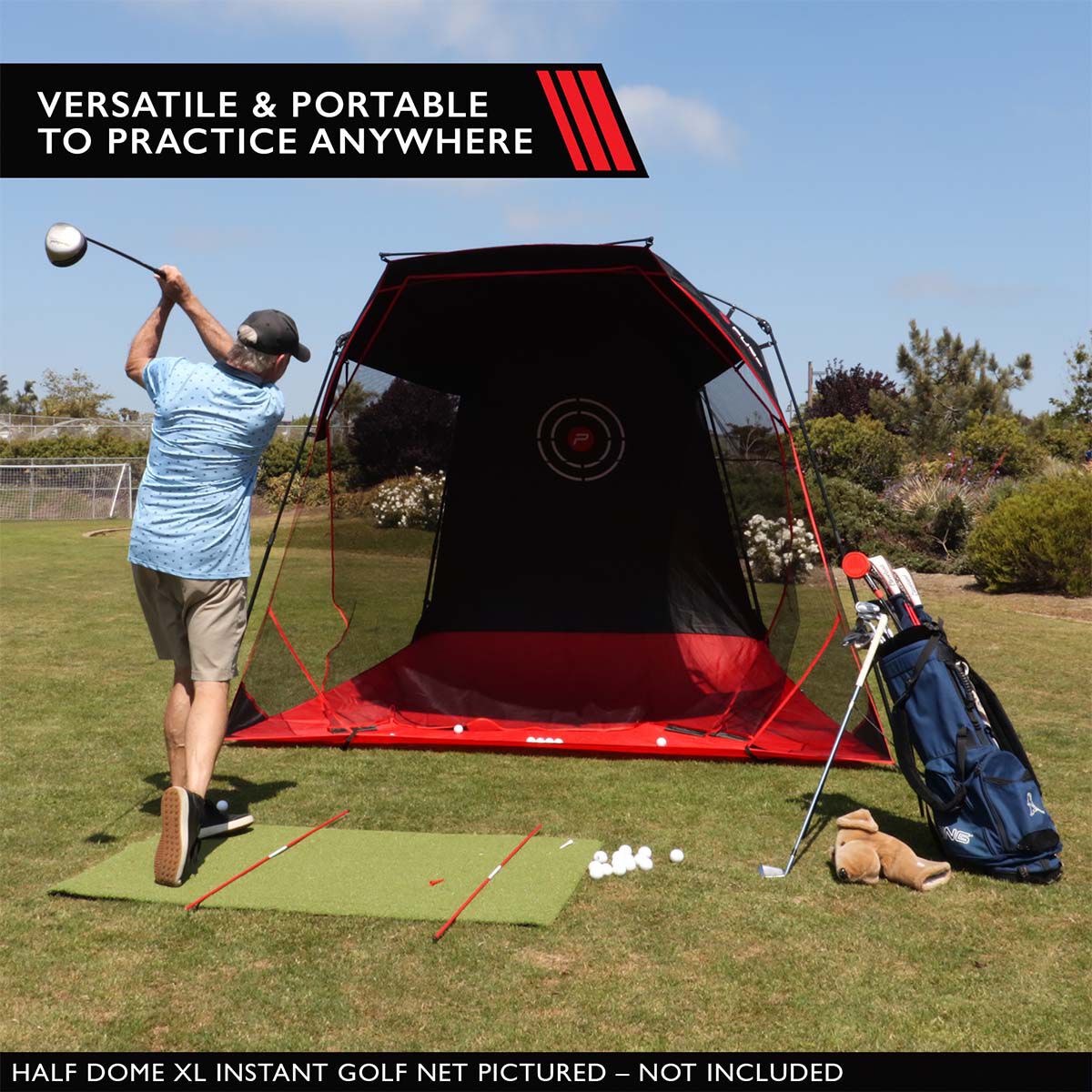 Pure2improve XL 5'x3' Golf Hitting Mat