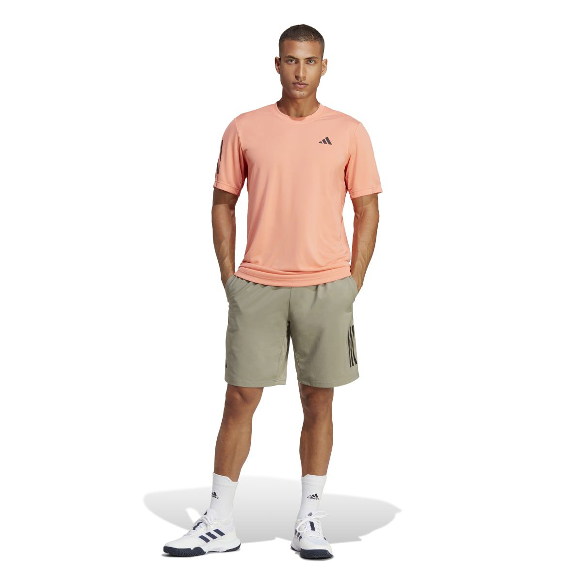 adidas Men's Club 3-Stripes Tennis Shorts