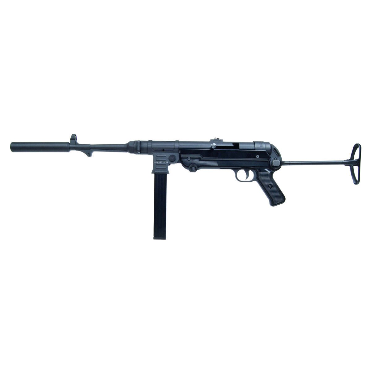 Bls Supply 4400009 MP-40 Carbine 22 LR 23 Plus 1 16.30" Barrel w/Faux Suppressor Centerfire Rifle