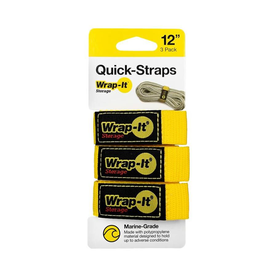 Wrap-it Storage 12in 3 Pack Quick-Straps