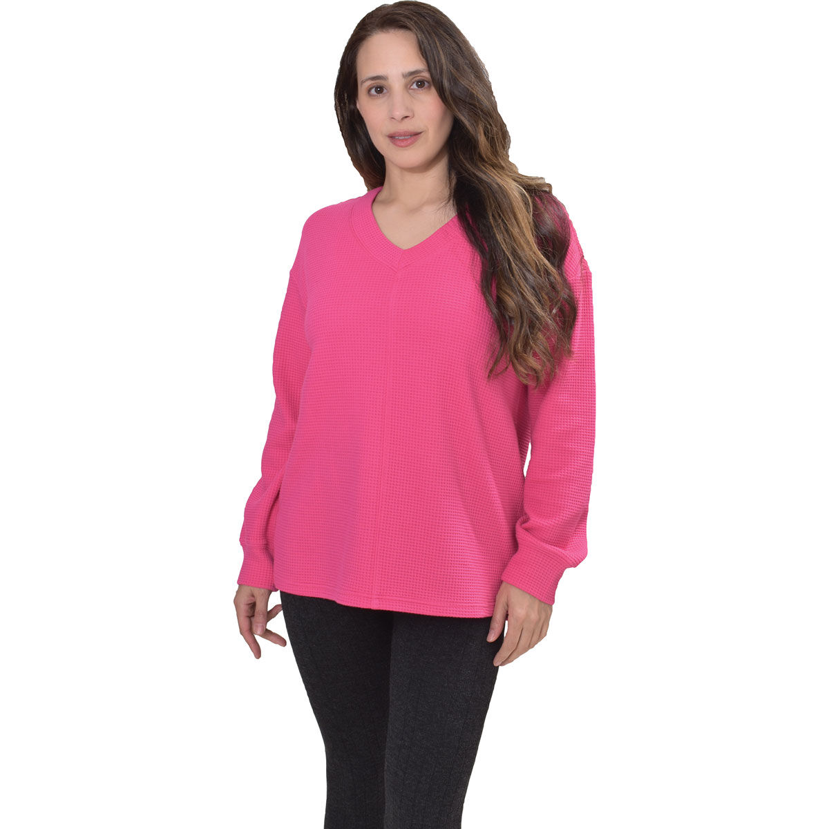 Rbx Women's V-Neck Thermal Fleece
