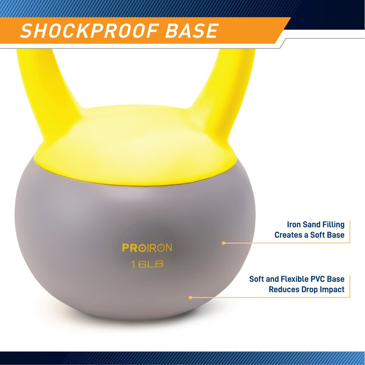 Proiron 16 lb. Soft Kettlebell