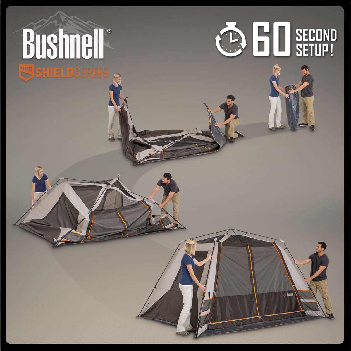 Bushnell Bushnell 6 Person Instant Cabin Tent