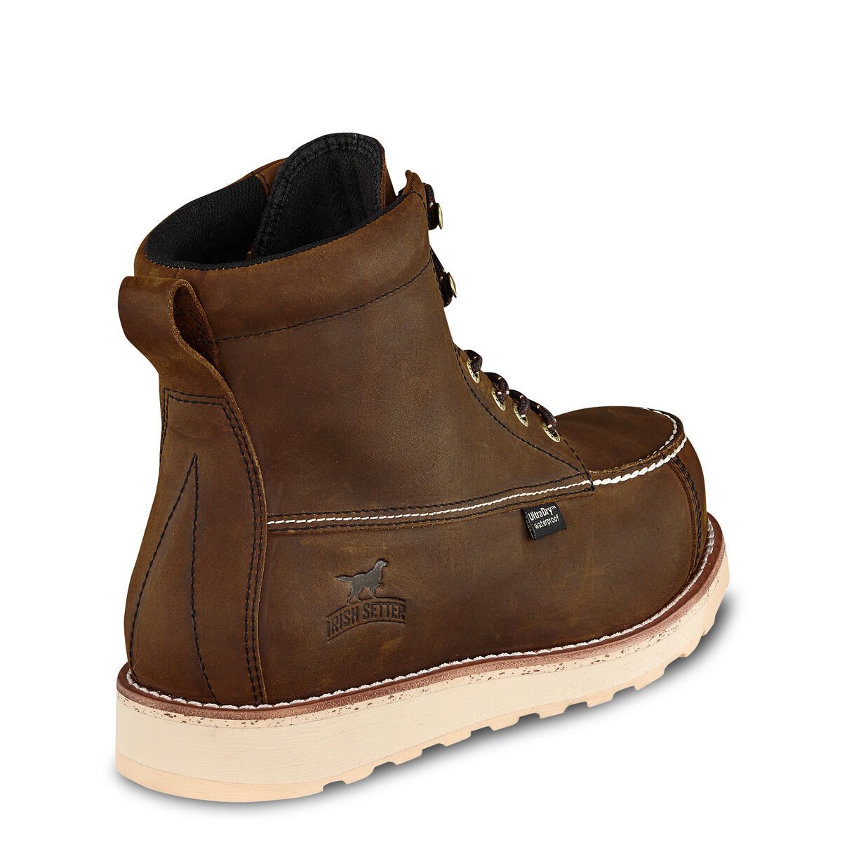 Irish Setter Men's Wingshooter 6-inch Waterproof Leather Safety Toe Boots