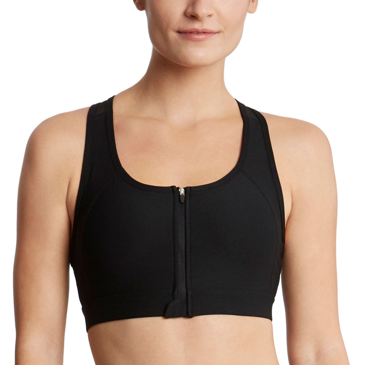 Jockey Women's Zip Front Sports Bra