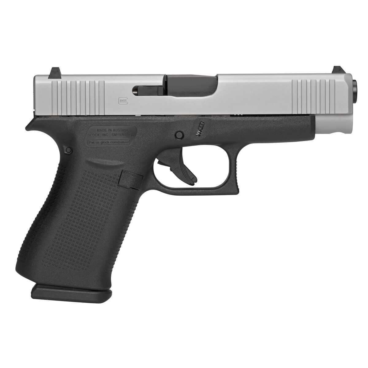Glock G48 Compact 9mm Silver PVD GNS