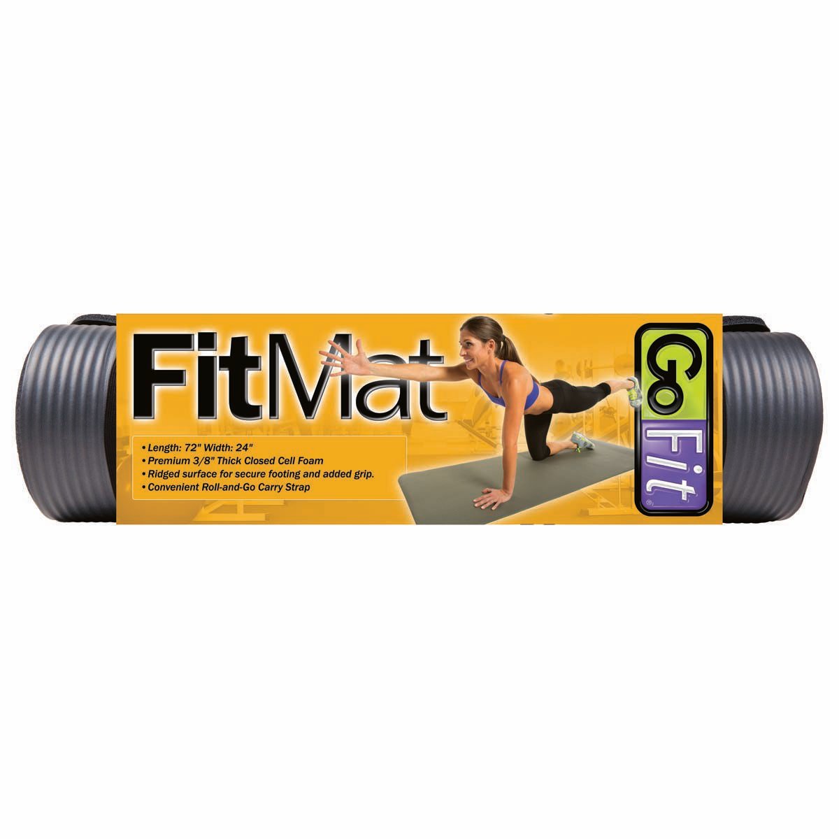 Go Fit Fit Mat with Carry Strap